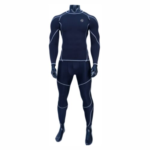 BFW Men’s Full Sleeve Compression Uniforms – Enhance Performance, Recovery, Comfort for Training & Sports - Black - BFW-MCS-5504
