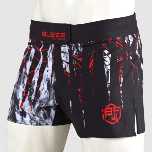 BFW Premium Men’s MMA Shorts – Lightweight, Durable, and Comfortable for Training & Competition - Black/Mix - BFW-MMS-5025