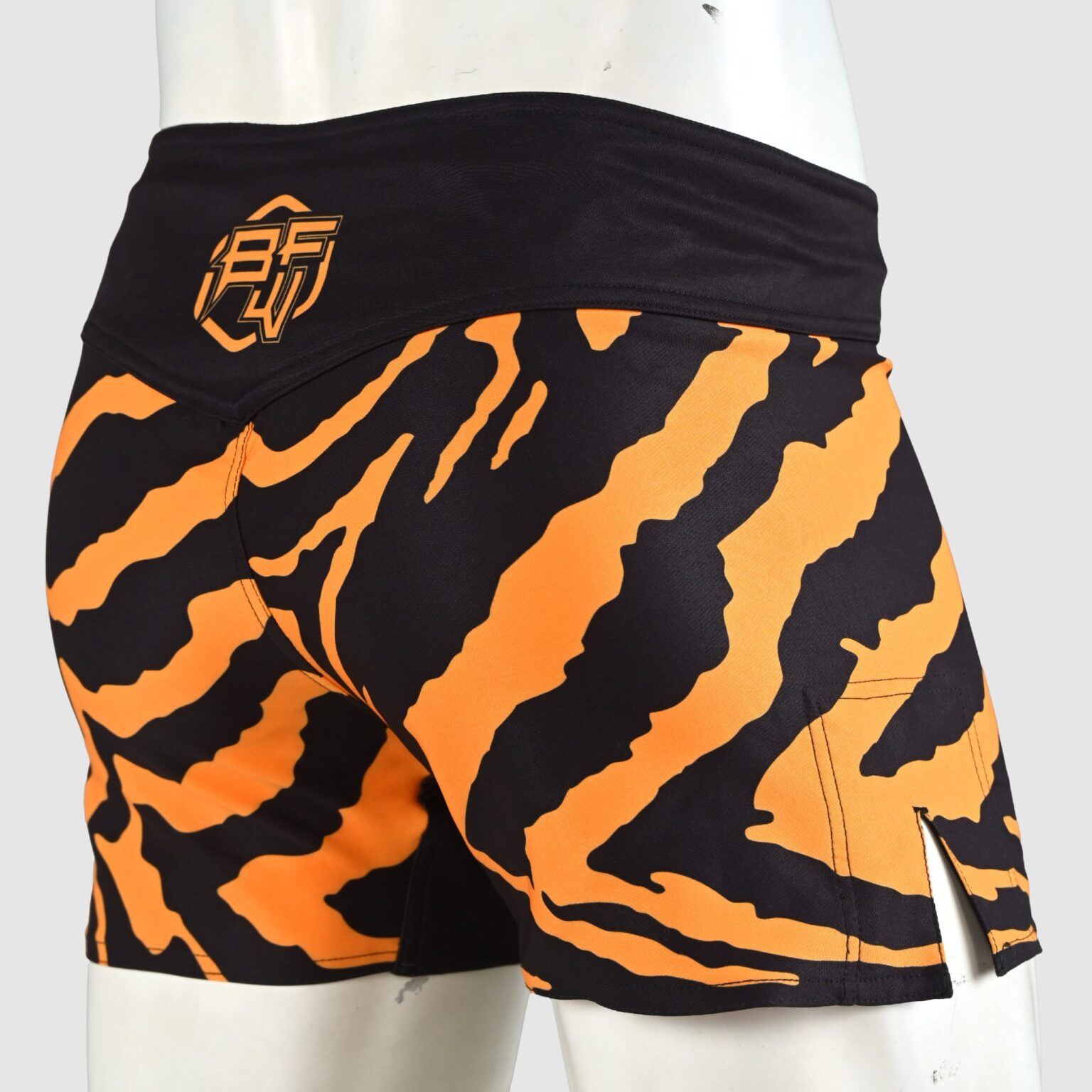 BFW Premium Men’s MMA Shorts – Lightweight, Durable, and Comfortable for Training & Competition - Black/Yellow - BFW-MMS-5023 - Image 2