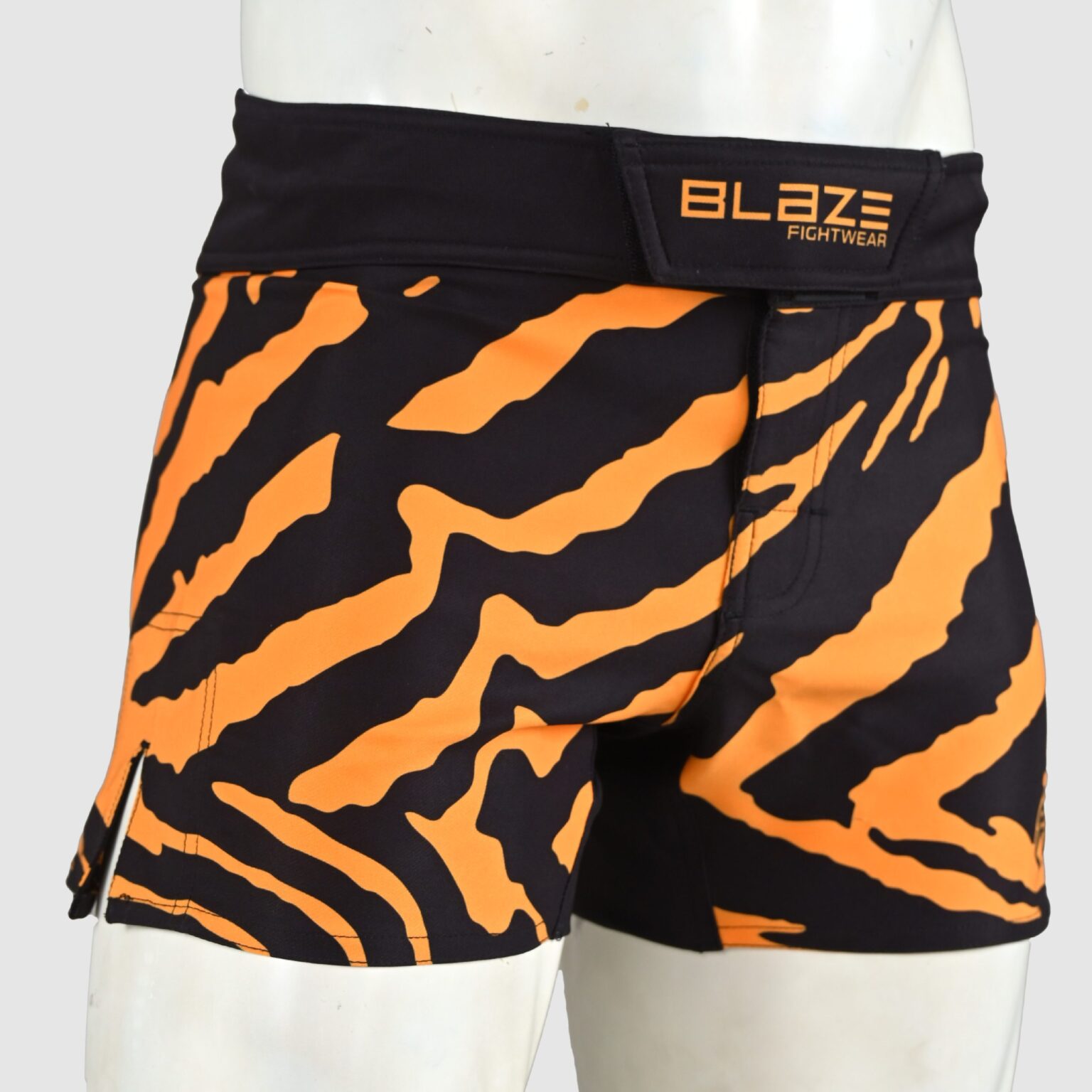 BFW Premium Men’s MMA Shorts – Lightweight, Durable, and Comfortable for Training & Competition - Black/Yellow - BFW-MMS-5023 - Image 4