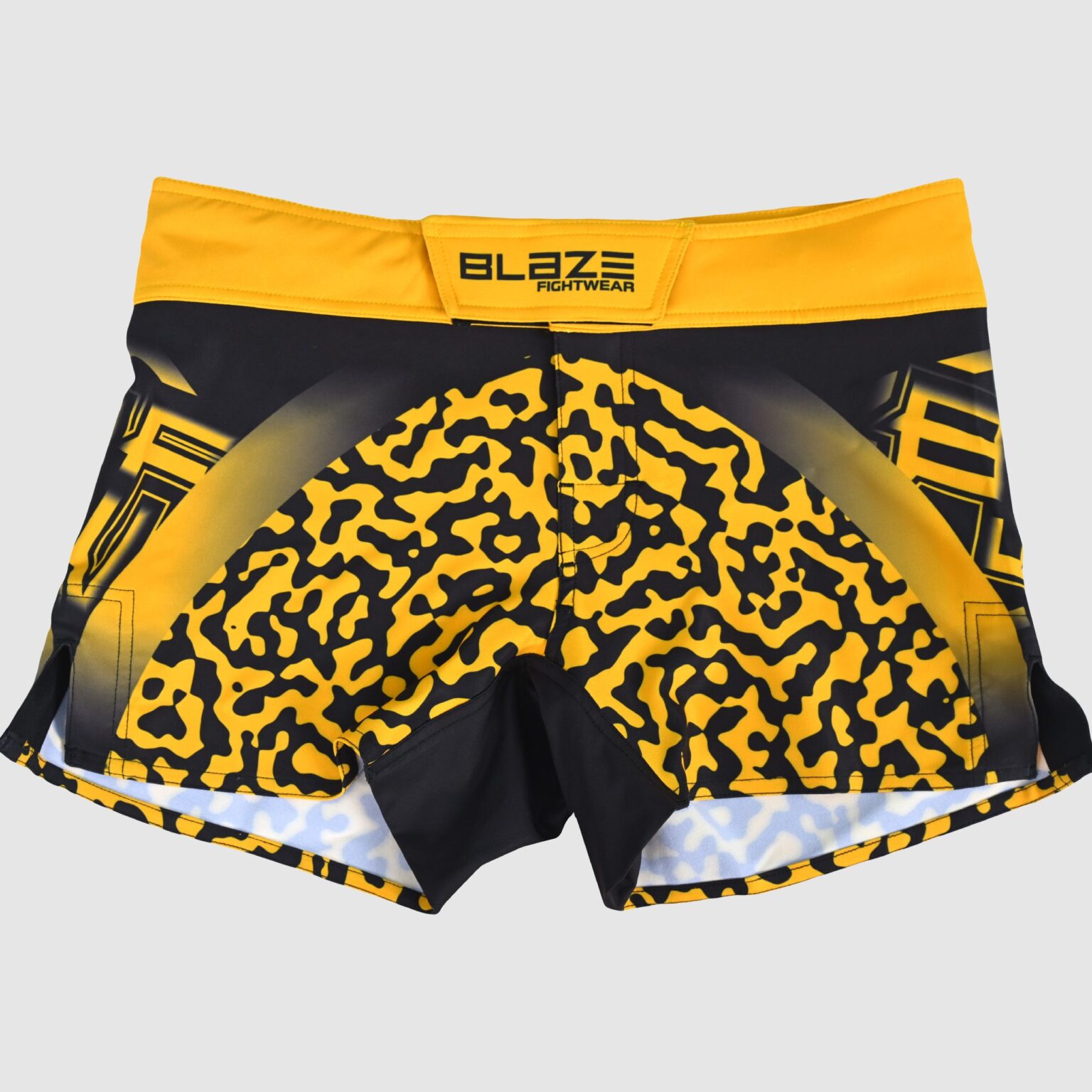 BFW Premium Men’s MMA Shorts – Lightweight, Durable, and Comfortable for Training & Competition - Black/Yellow - BFW-MMS-5013 - Image 8