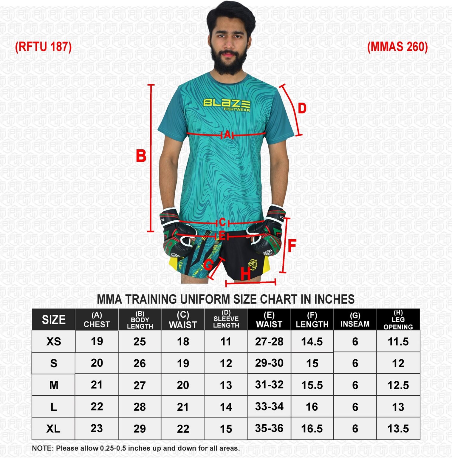 BFW High-Performance Men’s MMA Uniform for Ultimate Comfort & Durability – Perfect for Training & Competition - Cyan - BFW-MU-0101 - Image 2
