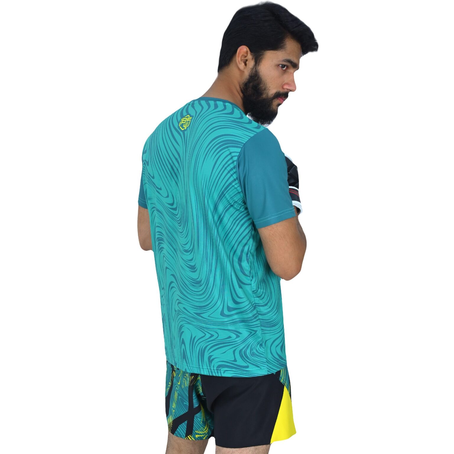 BFW High-Performance Men’s MMA Uniform for Ultimate Comfort & Durability – Perfect for Training & Competition - Cyan - BFW-MU-0101 - Image 4