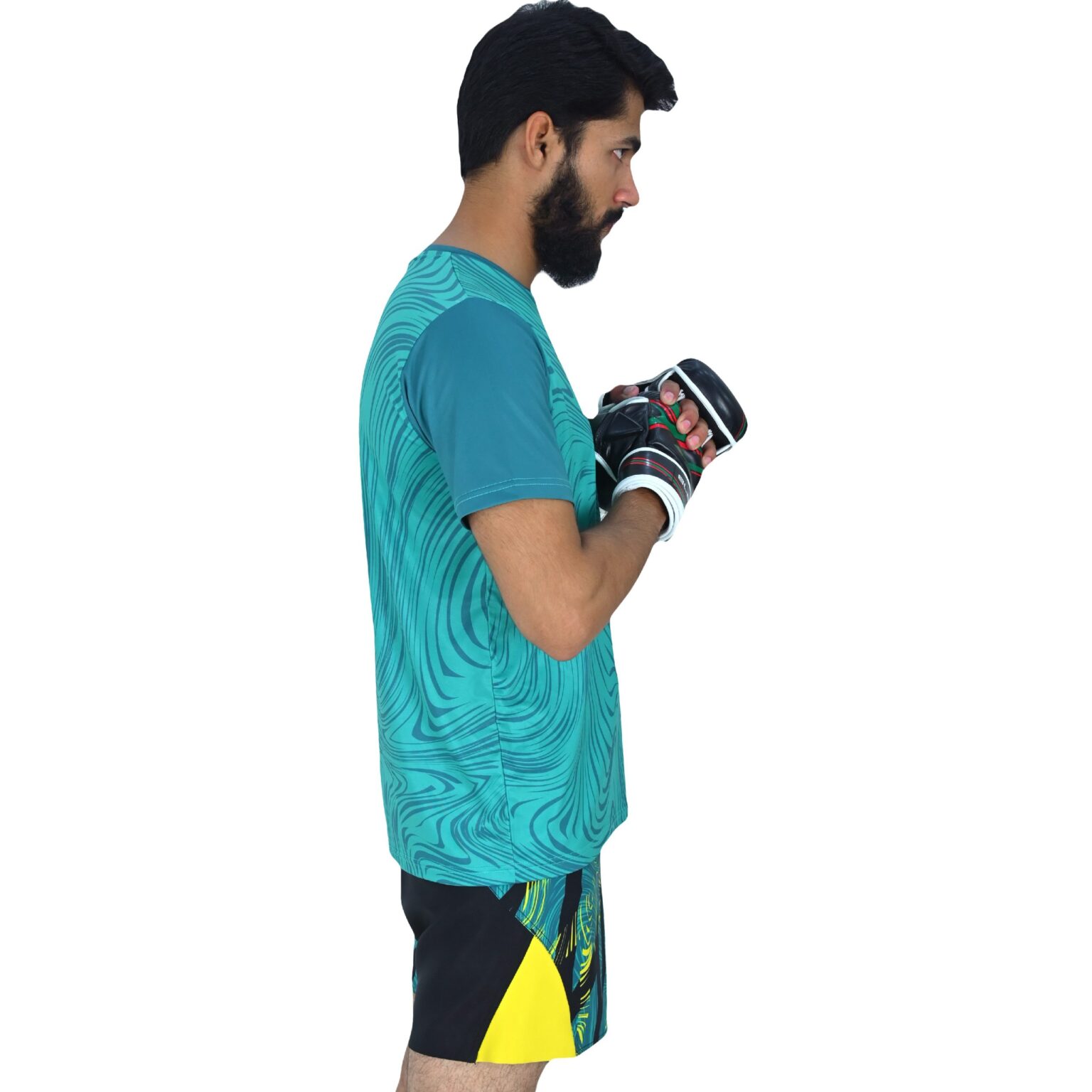 BFW High-Performance Men’s MMA Uniform for Ultimate Comfort & Durability – Perfect for Training & Competition - Cyan - BFW-MU-0101 - Image 8