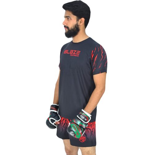 BFW High-Performance Men’s MMA Uniform for Ultimate Comfort & Durability – Perfect for Training & Competition - Black/Red - BFW-MU-0102