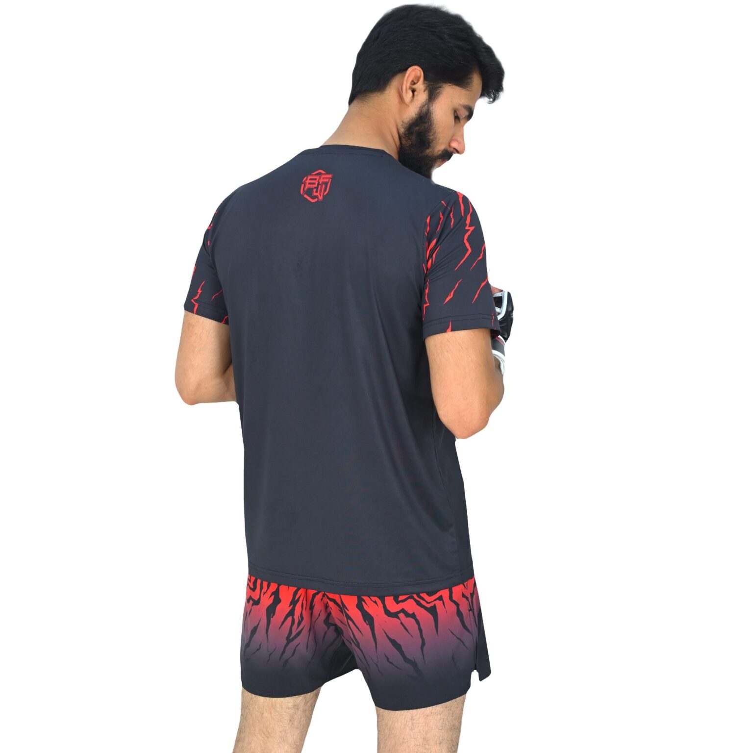 BFW High-Performance Men’s MMA Uniform for Ultimate Comfort & Durability – Perfect for Training & Competition - Black/Red - BFW-MU-0102 - Image 3