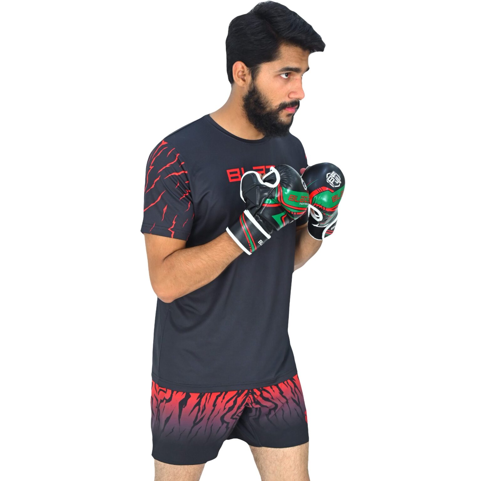 BFW High-Performance Men’s MMA Uniform for Ultimate Comfort & Durability – Perfect for Training & Competition - Black/Red - BFW-MU-0102 - Image 4