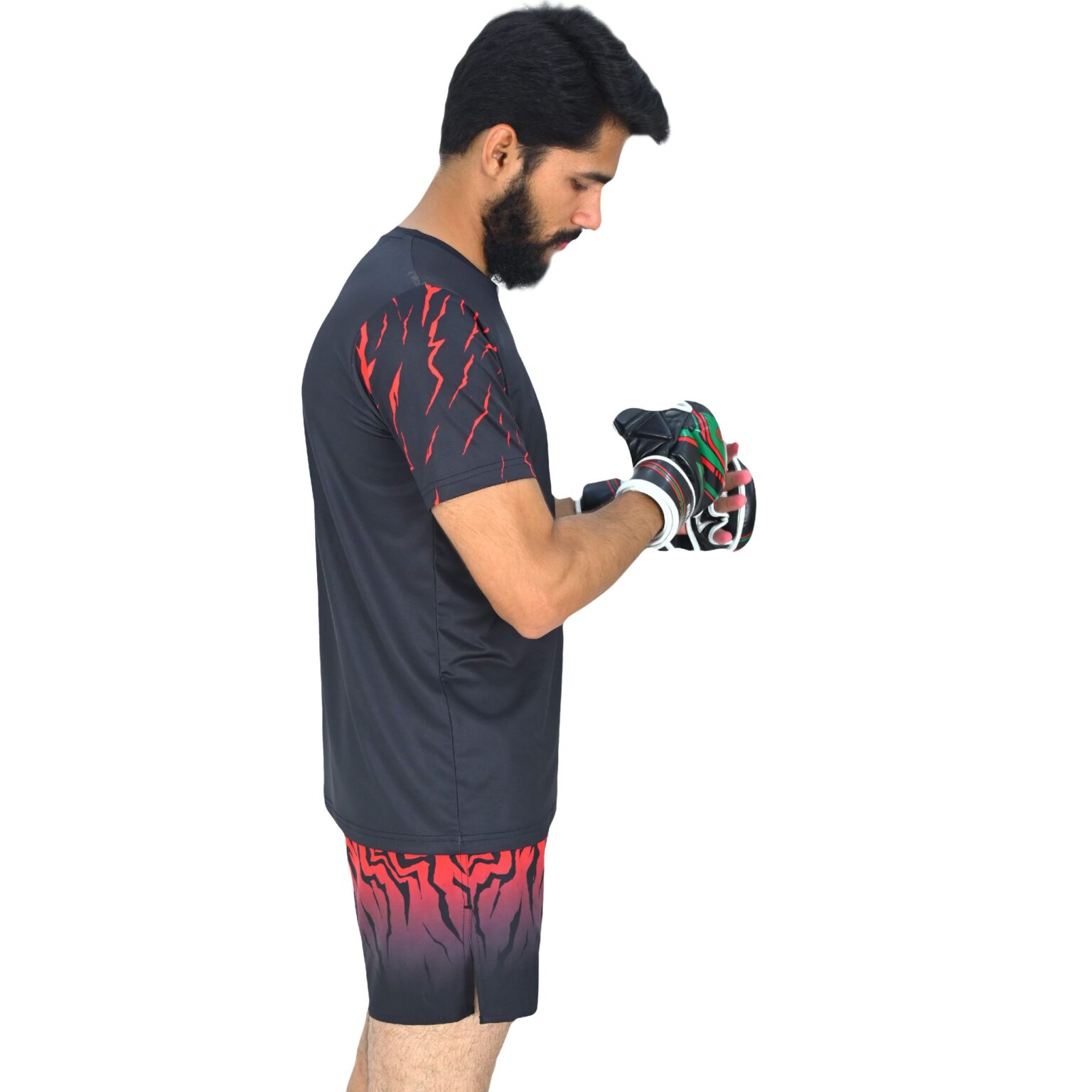 BFW High-Performance Men’s MMA Uniform for Ultimate Comfort & Durability – Perfect for Training & Competition - Black/Red - BFW-MU-0102 - Image 7