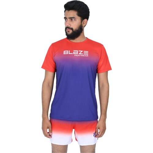 BFW High-Performance Men’s MMA Uniform for Ultimate Comfort & Durability – Perfect for Training & Competition - Red/Blue - BFW-MU-0104