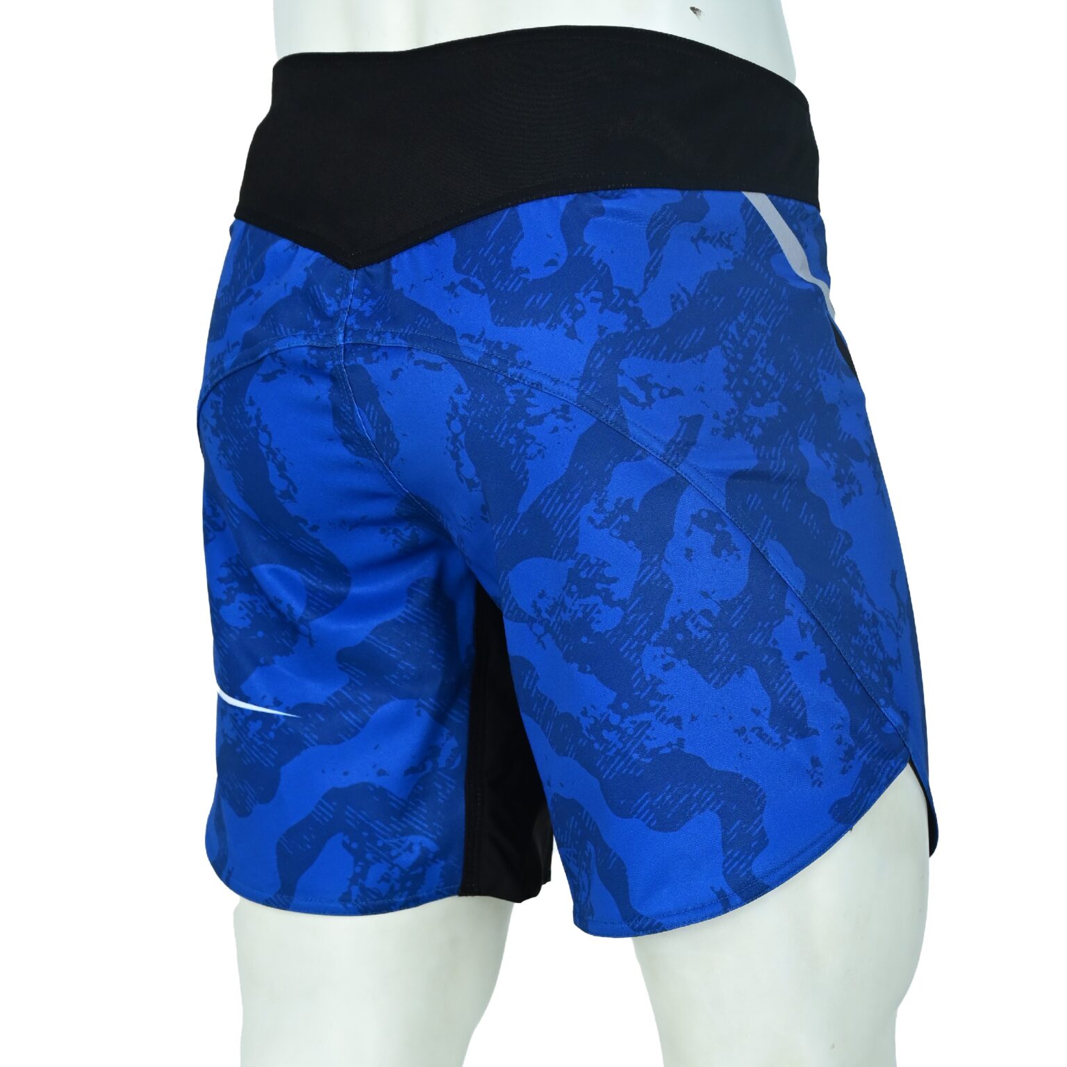 BFW Premium Men’s MMA Shorts – Lightweight, Durable, and Comfortable for Training & Competition - Black/Blue - BFW-MMS-5014 - Image 2