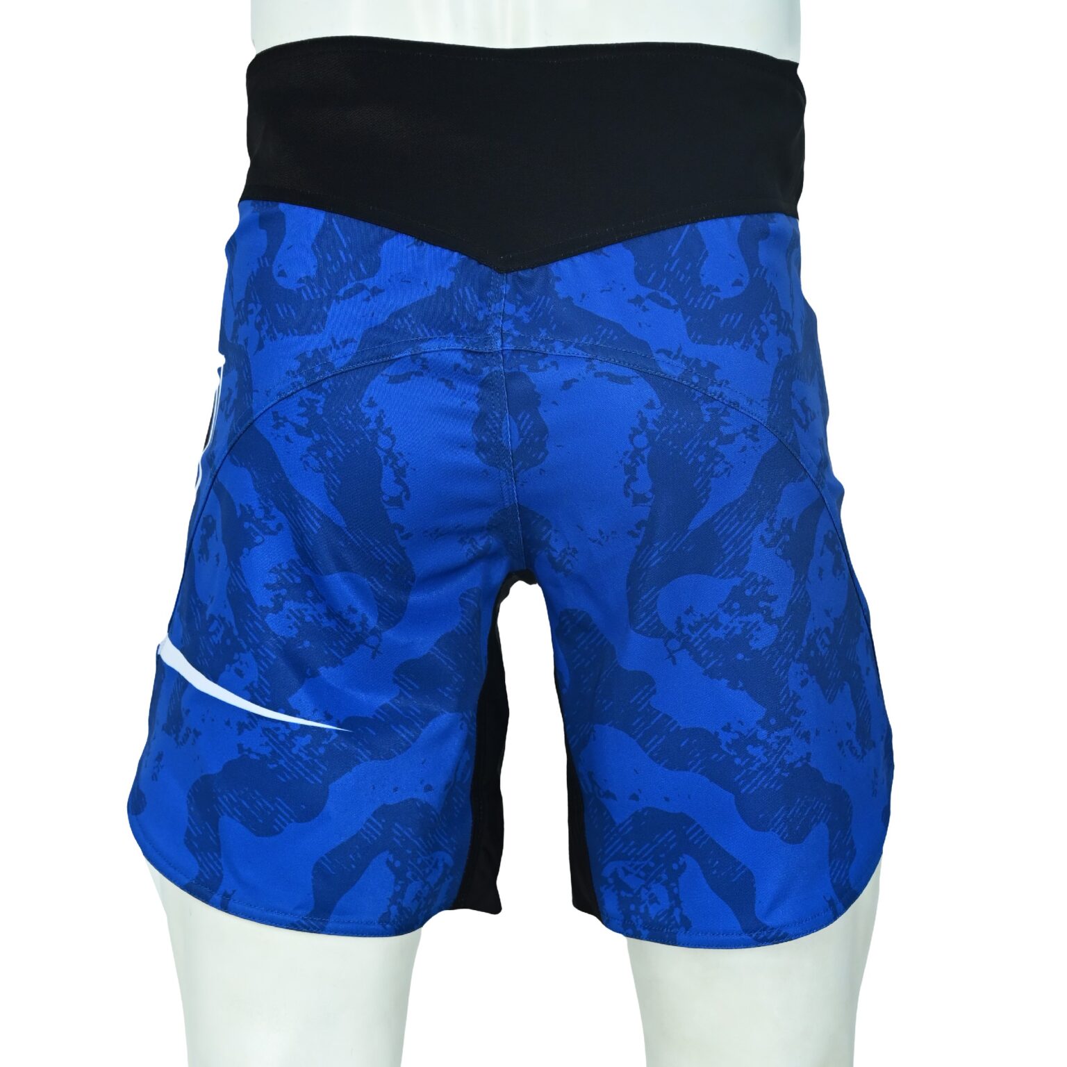 BFW Premium Men’s MMA Shorts – Lightweight, Durable, and Comfortable for Training & Competition - Black/Blue - BFW-MMS-5014 - Image 4