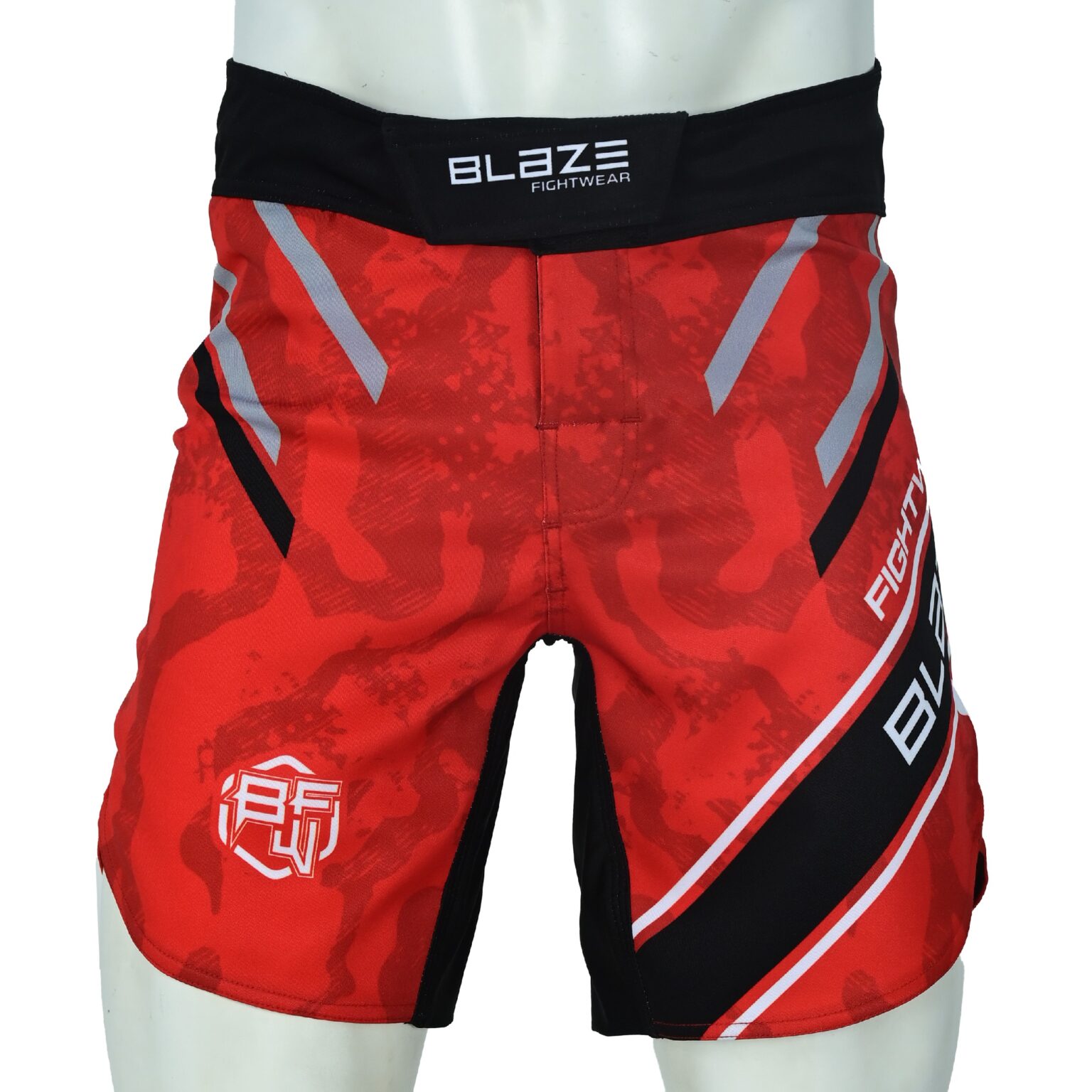 BFW Premium Men’s MMA Shorts – Lightweight, Durable, and Comfortable for Training & Competition - Black/Red - BFW-MMS-5015 - Image 4