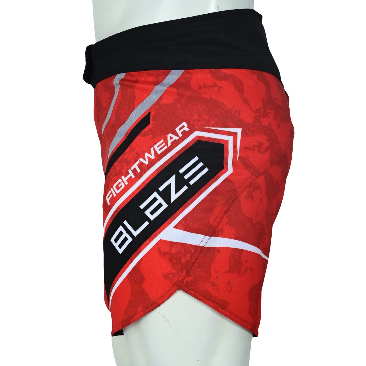 BFW Premium Men’s MMA Shorts – Lightweight, Durable, and Comfortable for Training & Competition - Black/Red - BFW-MMS-5015 - Image 6