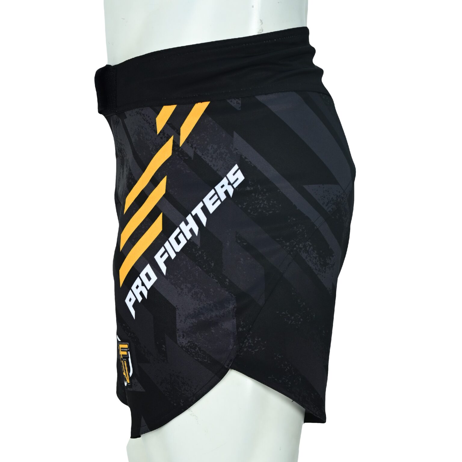 BFW Premium Men’s MMA Shorts – Lightweight, Durable, and Comfortable for Training & Competition - Black/Yellow - BFW-MMS-5017 - Image 6