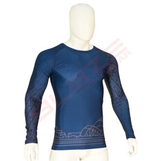 BFW Men’s Full Sleeve Rashguards – Lightweight, Comfortable, and UV Protective for Active Sports - BFW-RG-2221