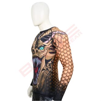 BFW Men’s Full Sleeve Rashguards – Lightweight, Comfortable, and UV Protective for Active Sports - BFW-RG-2227