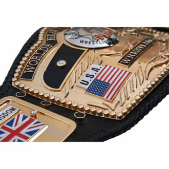 NWA Domed Globe Replica Champion Belt – Premium Collectible Trophy - BFW-CB-4014