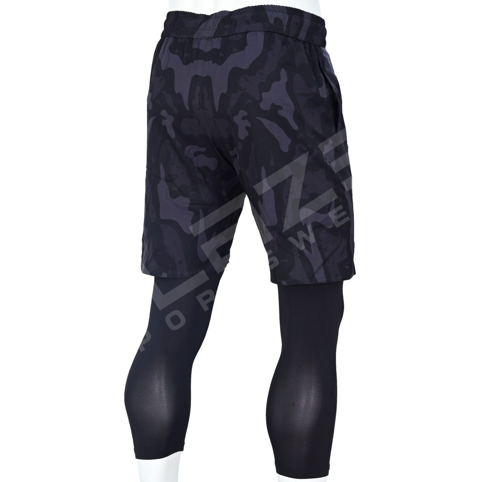 BFW Premium Men’s MMA Shorts – Lightweight, Durable, and Comfortable for Training & Competition - Black - BFW-MMS-5012 - Image 2