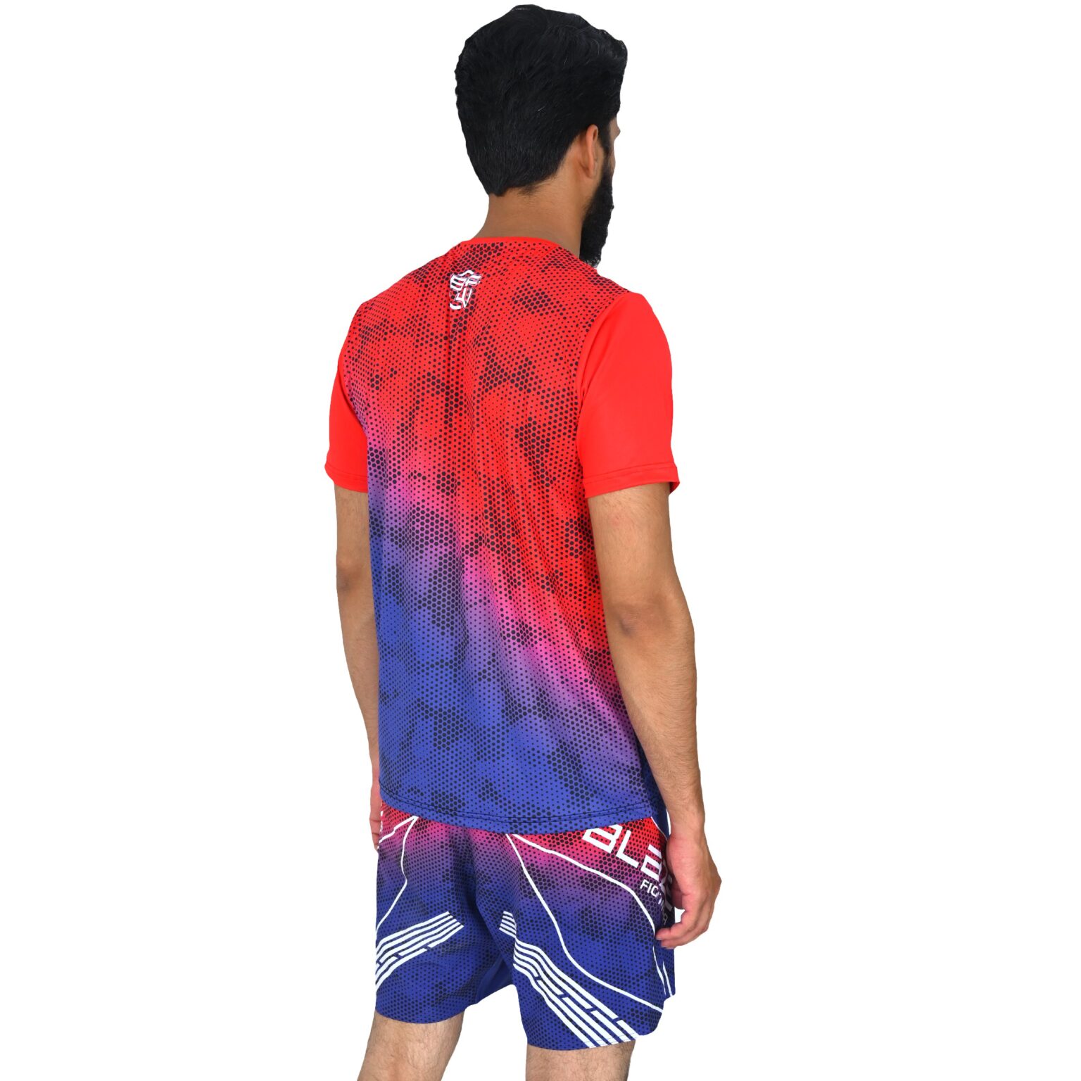 BFW High-Performance Men’s MMA Uniform for Ultimate Comfort & Durability – Perfect for Training & Competition - Red/Blue - BFW-MU-0106 - Image 3