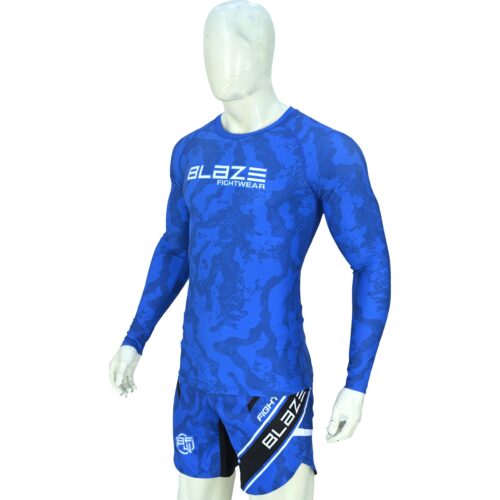 BFW High-Performance Men’s MMA Uniform for Ultimate Comfort & Durability – Perfect for Training & Competition - Blue - BFW-MU-0111
