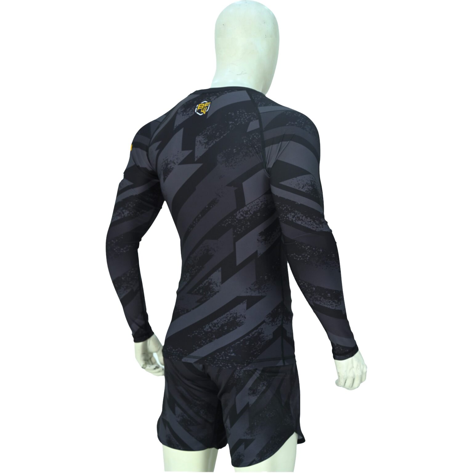 BFW High-Performance Men’s MMA Uniform for Ultimate Comfort & Durability – Perfect for Training & Competition - Black/Yellow - BFW-MU-0112 - Image 3