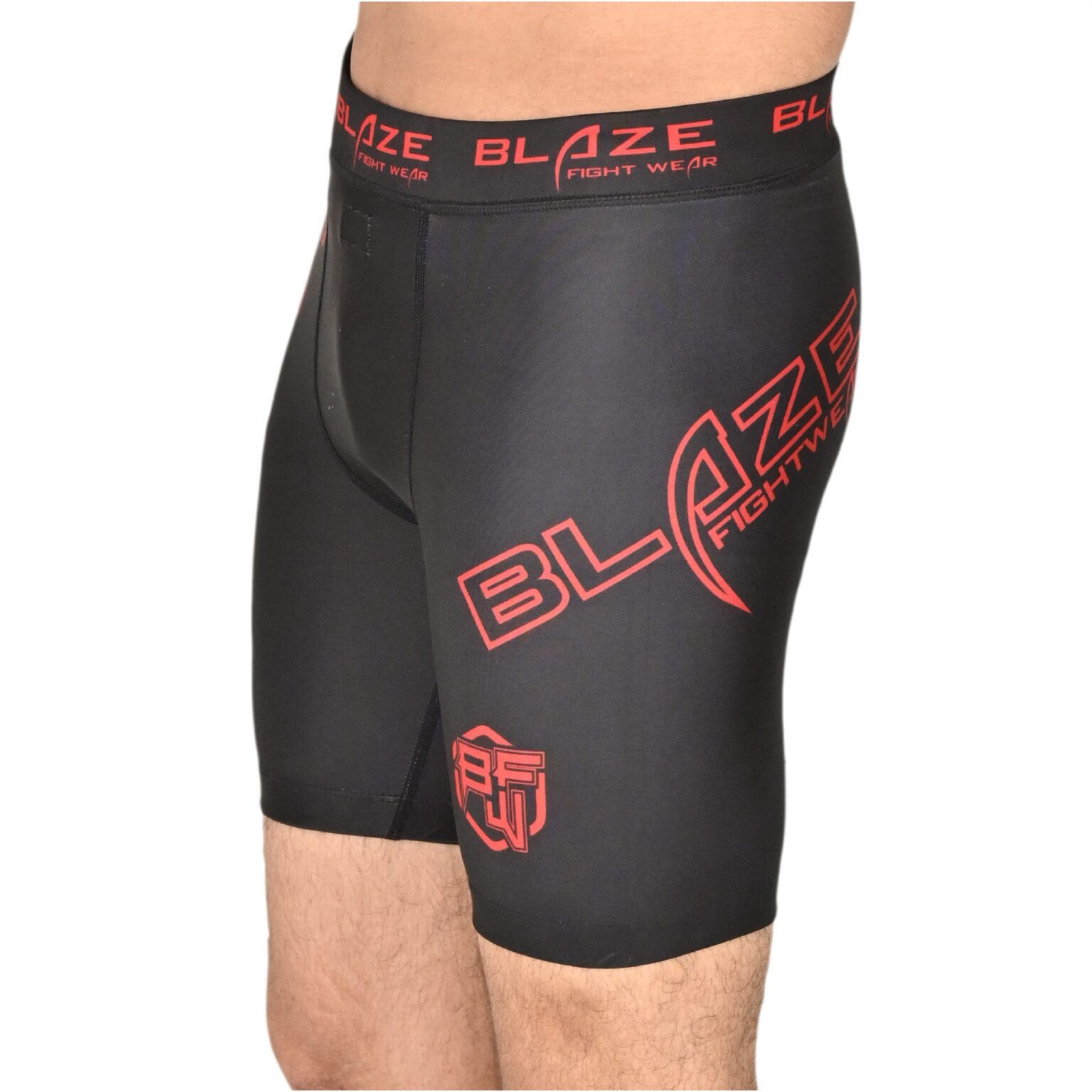 BFW Men's Compression Shorts – Supportive, Comfortable, Performance-Enhancing Gear for Training & Sports - Black/Red - BFW-CS-1904 - Image 4