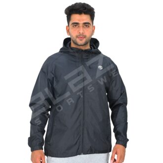BFW Men's Windbreaker Jacket - Lightweight, Waterproof & Stylish Outdoor Jacket for Sports & Daily Wear - Black - BFW-MJK-1801