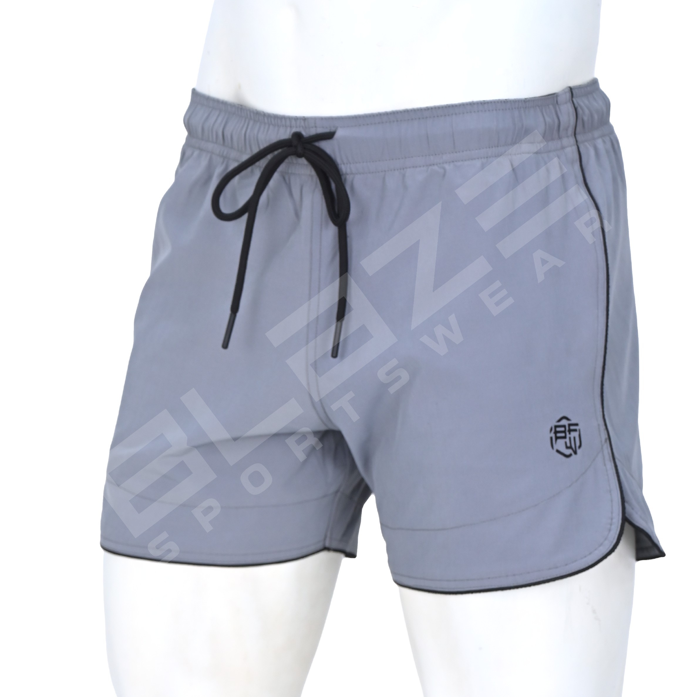 BFW Premium Men’s Gym Shorts – Comfortable, Durable, Flexible for Training & Workouts - Grey - BFW-GS-2012