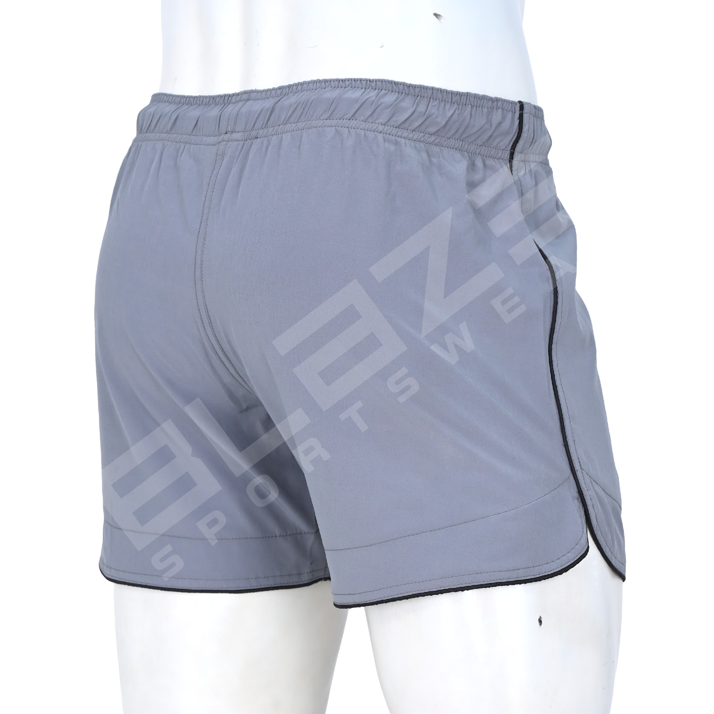BFW Premium Men’s Gym Shorts – Comfortable, Durable, Flexible for Training & Workouts - Grey - BFW-GS-2012 - Image 3