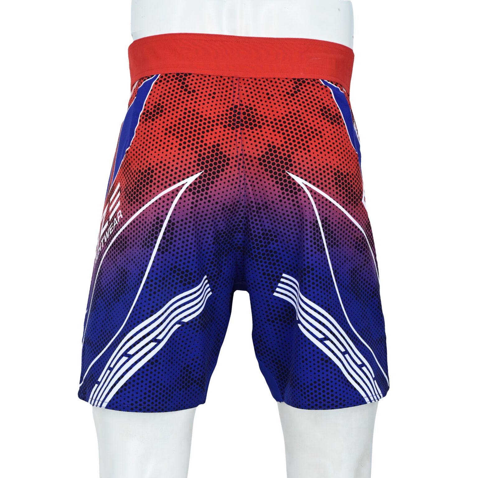 BFW Premium Men’s MMA Shorts – Lightweight, Durable, and Comfortable for Training & Competition - Red/Blue - BFW-MMS-5018 - Image 5