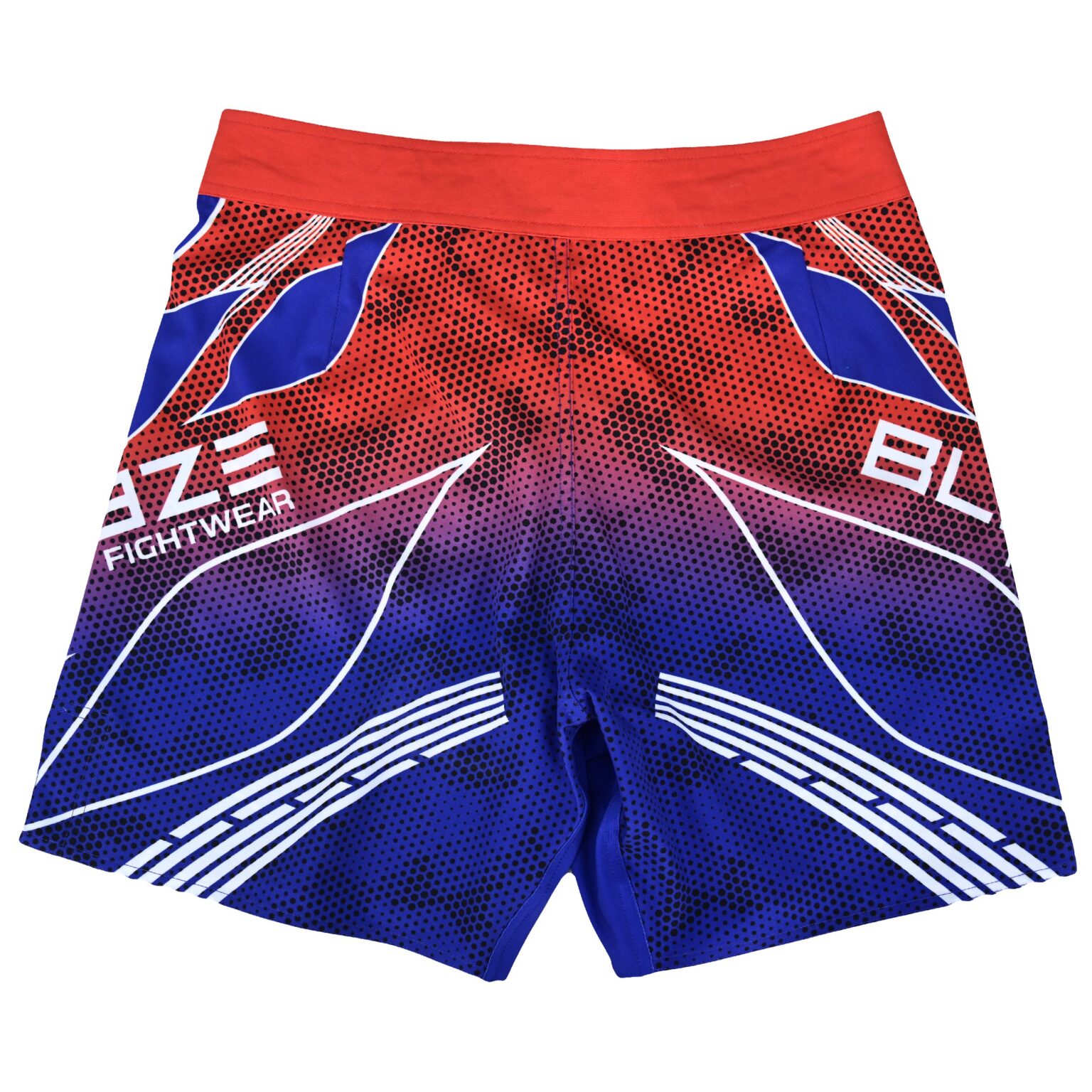 BFW Premium Men’s MMA Shorts – Lightweight, Durable, and Comfortable for Training & Competition - Red/Blue - BFW-MMS-5018 - Image 8