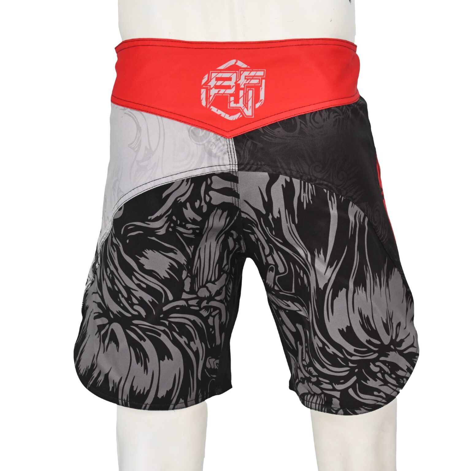BFW Premium Men’s MMA Shorts – Lightweight, Durable, and Comfortable for Training & Competition - Black/Red - BFW-MMS-5008 - Image 4