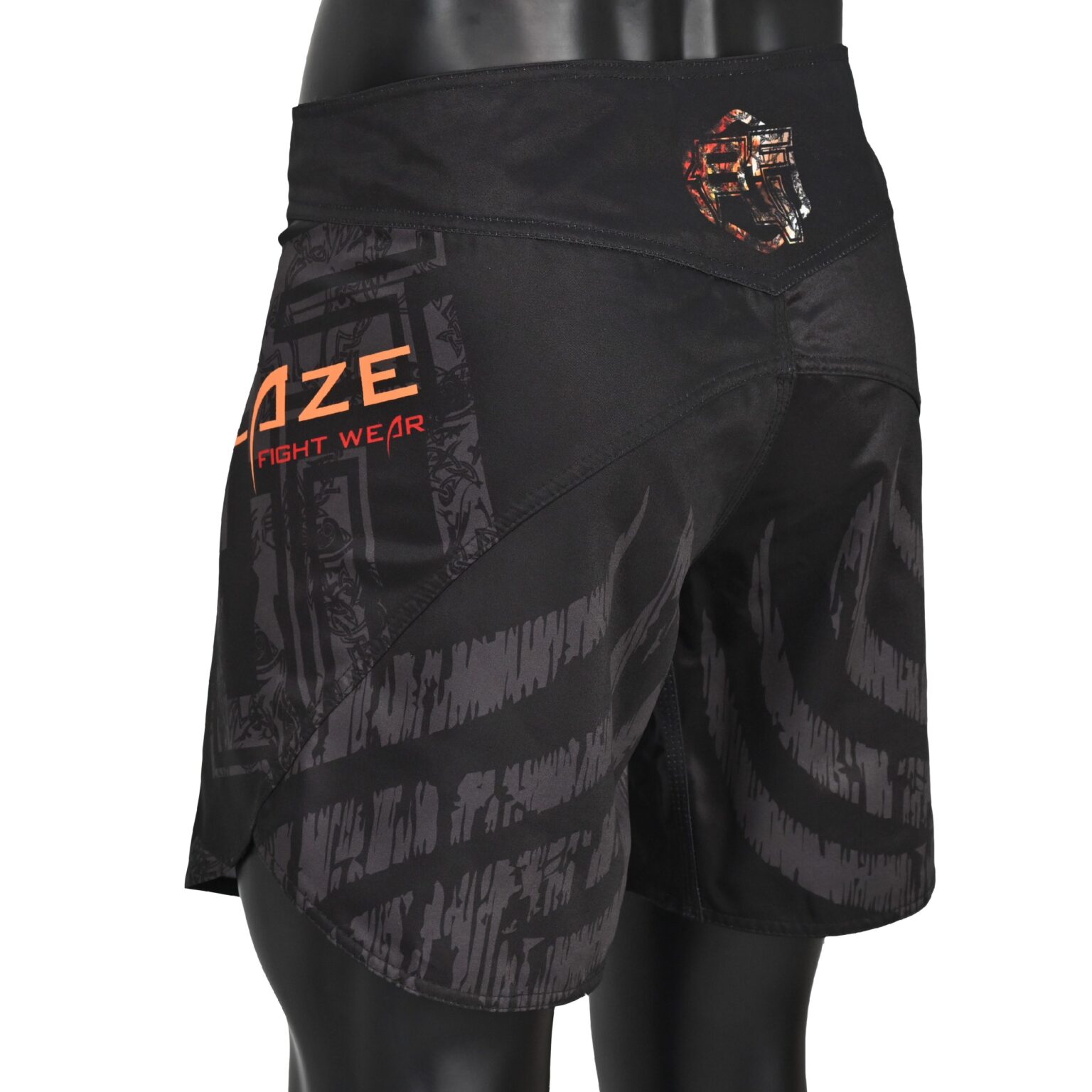 BFW Premium Men’s MMA Shorts – Lightweight, Durable, and Comfortable for Training & Competition - Black/Mix - BFW-MMS-5006 - Image 4