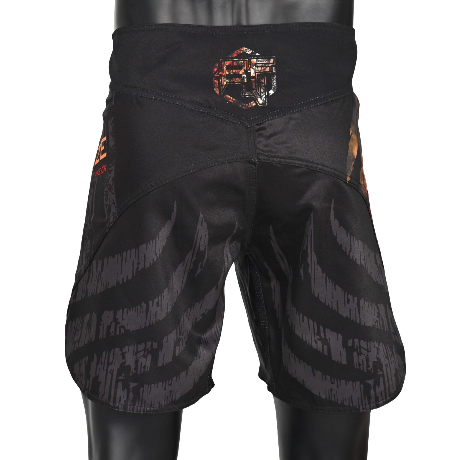 BFW Premium Men’s MMA Shorts – Lightweight, Durable, and Comfortable for Training & Competition - Black/Mix - BFW-MMS-5006 - Image 5