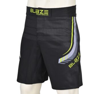 BFW Premium Men’s MMA Shorts – Lightweight, Durable, and Comfortable for Training & Competition - Black/Green - BFW-MMS-5004