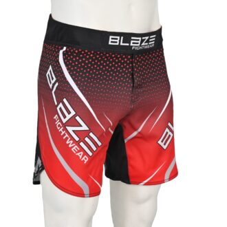 BFW Premium Men’s MMA Shorts – Lightweight, Durable, and Comfortable for Training & Competition - Black/Red - BFW-MMS-5002