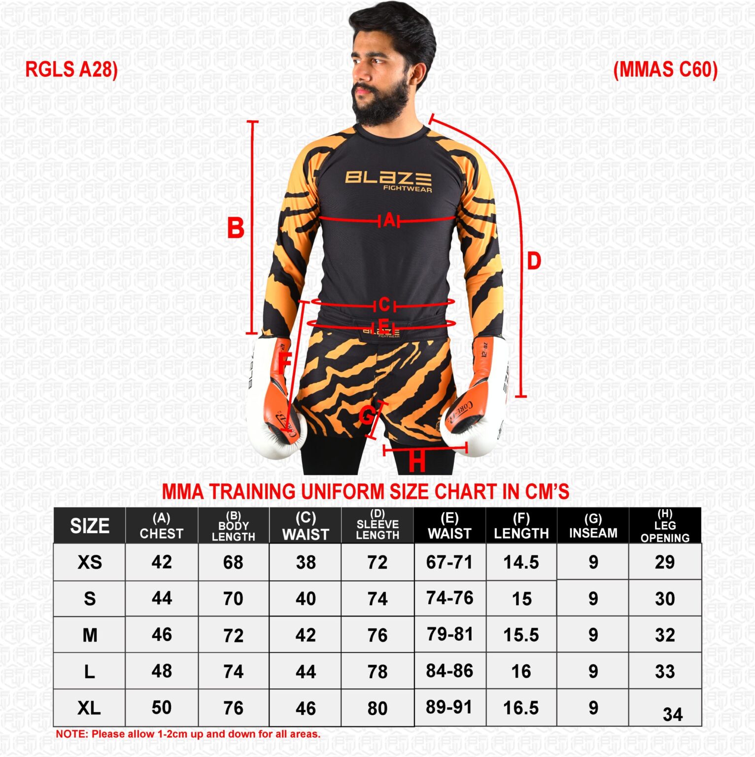 BFW High-Performance Men’s MMA Uniform for Ultimate Comfort & Durability – Perfect for Training & Competition - Black/Orange - BFW-MU-0107 - Image 7