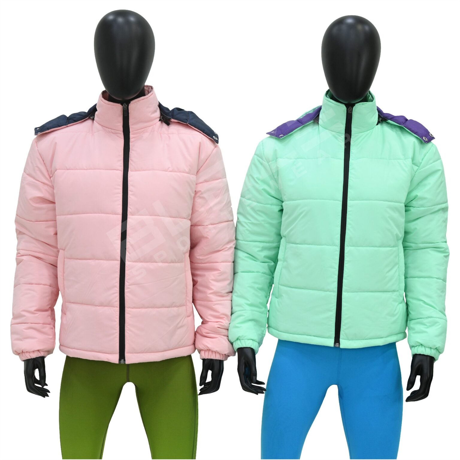 BFW Men's Puffer Jacket - Warm, Stylish, and Comfortable Outerwear for Cold Weather - Light Pink - BFW-MJK-1809 - Image 2