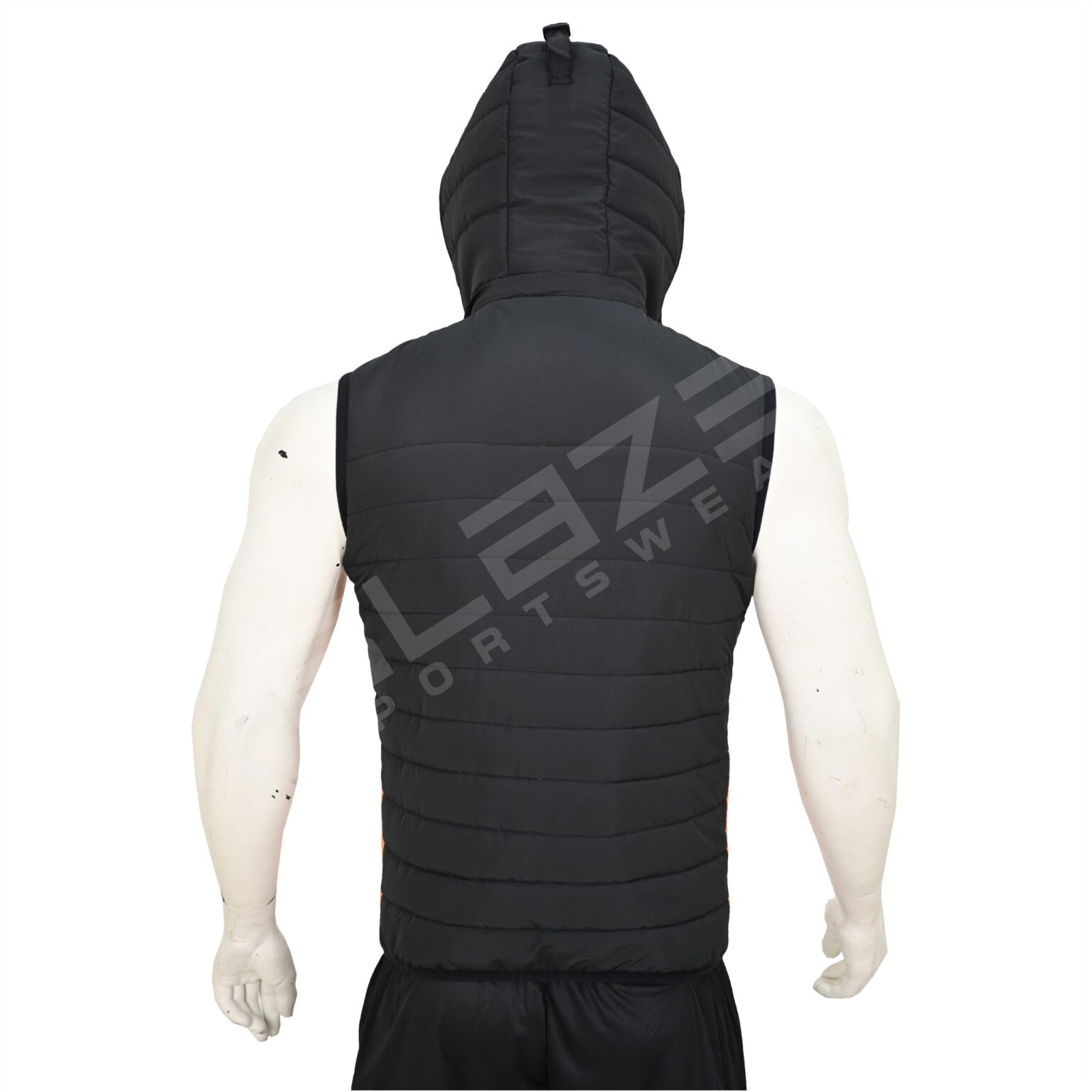 BFW Men's Sleeveless Puffer Jacket - Warm, Stylish, and Comfortable Outerwear for Cold Weather - Black/Red - BFW-MJK-1819 - Image 5