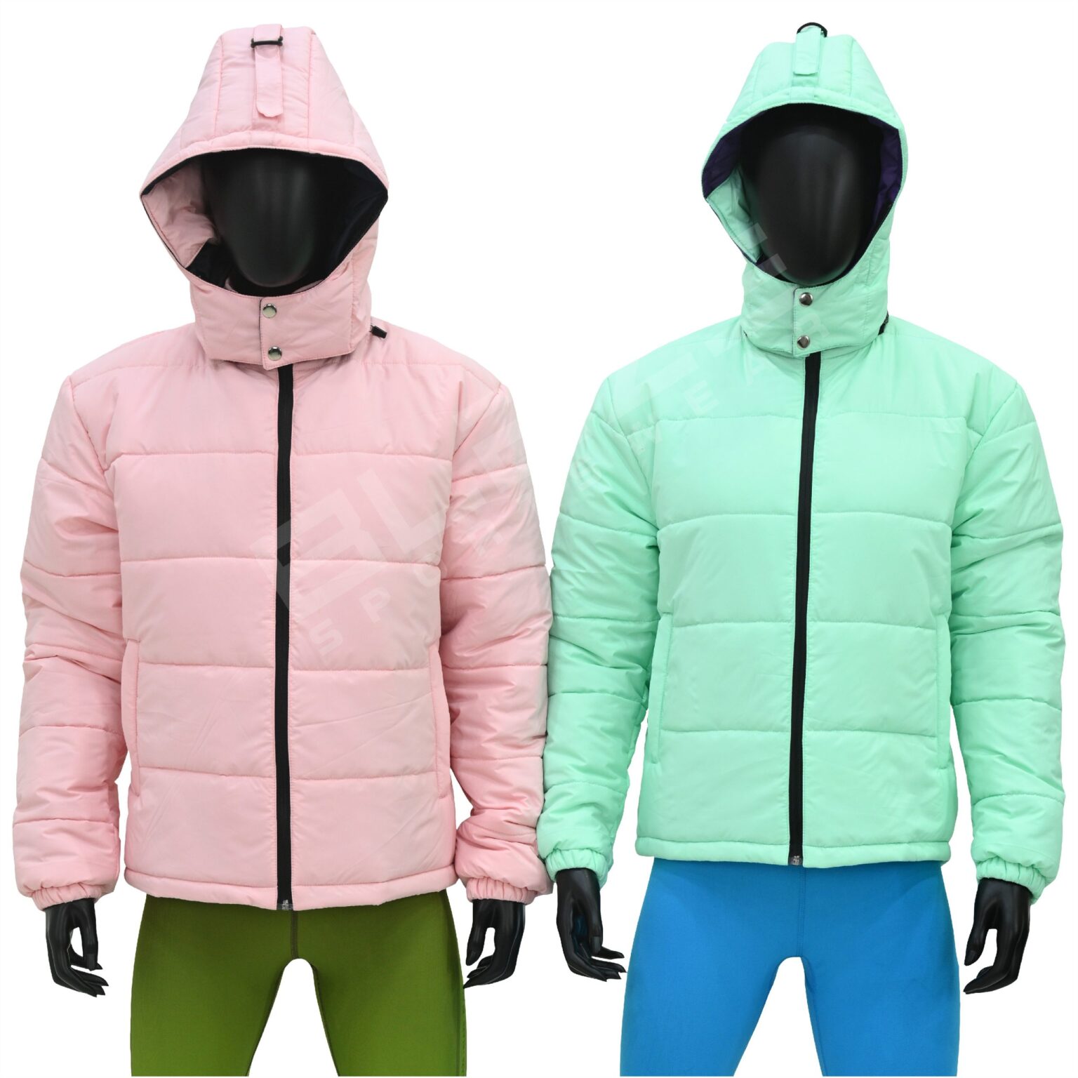 BFW Men's Puffer Jacket - Warm, Stylish, and Comfortable Outerwear for Cold Weather - Light Pink - BFW-MJK-1809 - Image 3