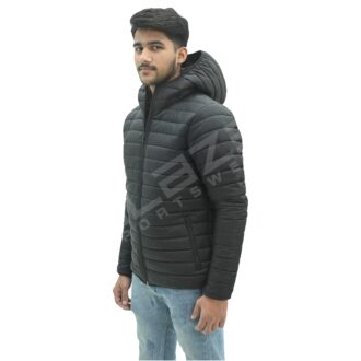 BFW Men's Puffer Jacket - Warm, Stylish, and Comfortable Outerwear for Cold Weather - Black - BFW-MJK-1816