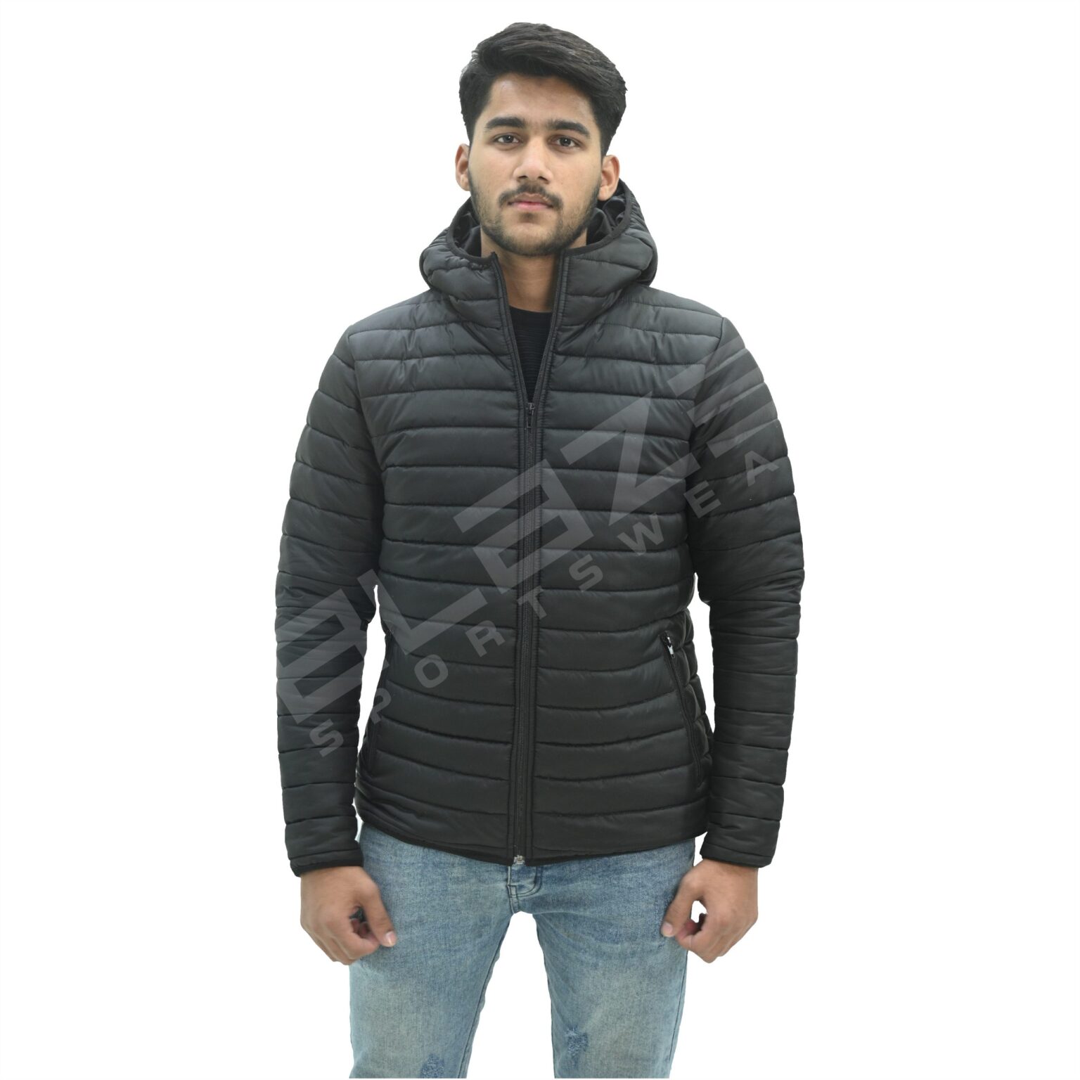 BFW Men's Puffer Jacket - Warm, Stylish, and Comfortable Outerwear for Cold Weather - Black - BFW-MJK-1816 - Image 3