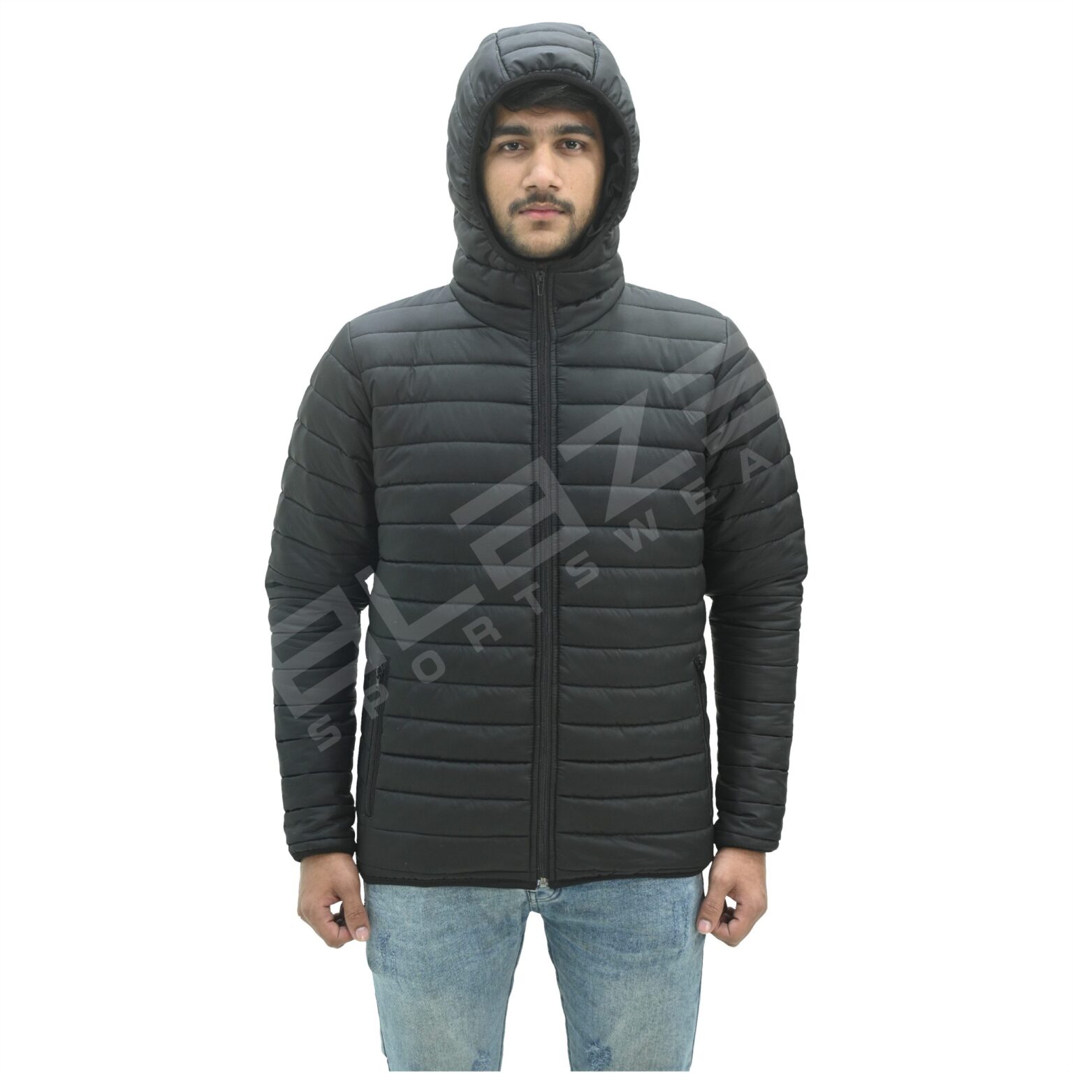 BFW Men's Puffer Jacket - Warm, Stylish, and Comfortable Outerwear for Cold Weather - Black - BFW-MJK-1816 - Image 4
