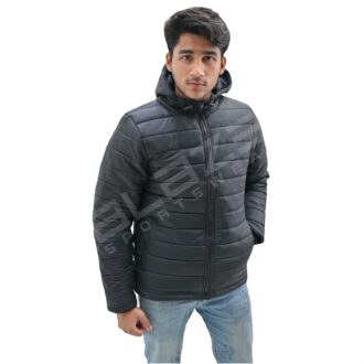 BFW Men's Puffer Jacket - Warm, Stylish, and Comfortable Outerwear for Cold Weather - Black - BFW-MJK-1817