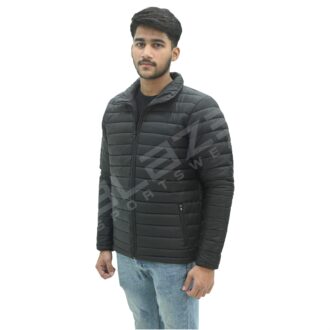 BFW Men's Puffer Jacket - Warm, Stylish, and Comfortable Outerwear for Cold Weather - Black - BFW-MJK-1818