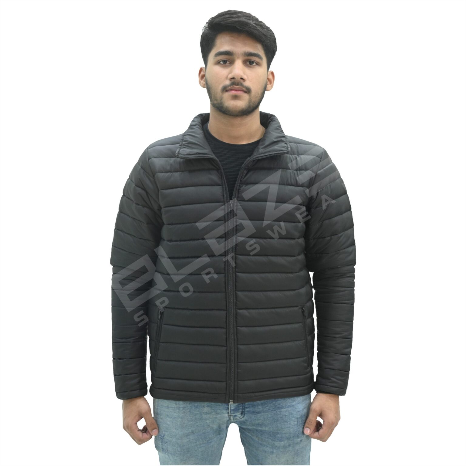 BFW Men's Puffer Jacket - Warm, Stylish, and Comfortable Outerwear for Cold Weather - Black - BFW-MJK-1818 - Image 3