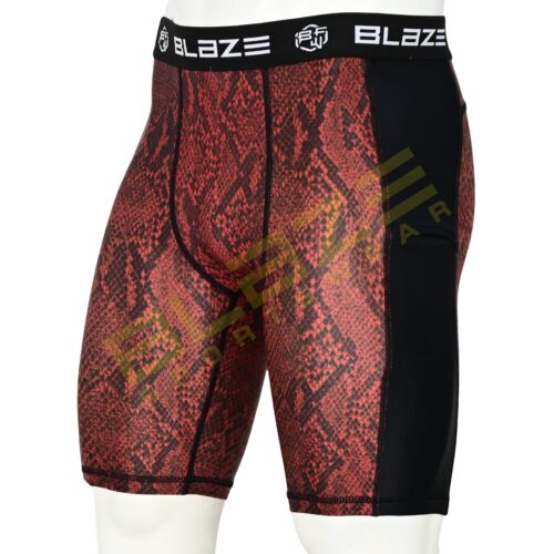 BFW Men's Compression Shorts – Supportive, Comfortable, Performance-Enhancing Gear for Training & Sports - Red - BFW-CS-1909