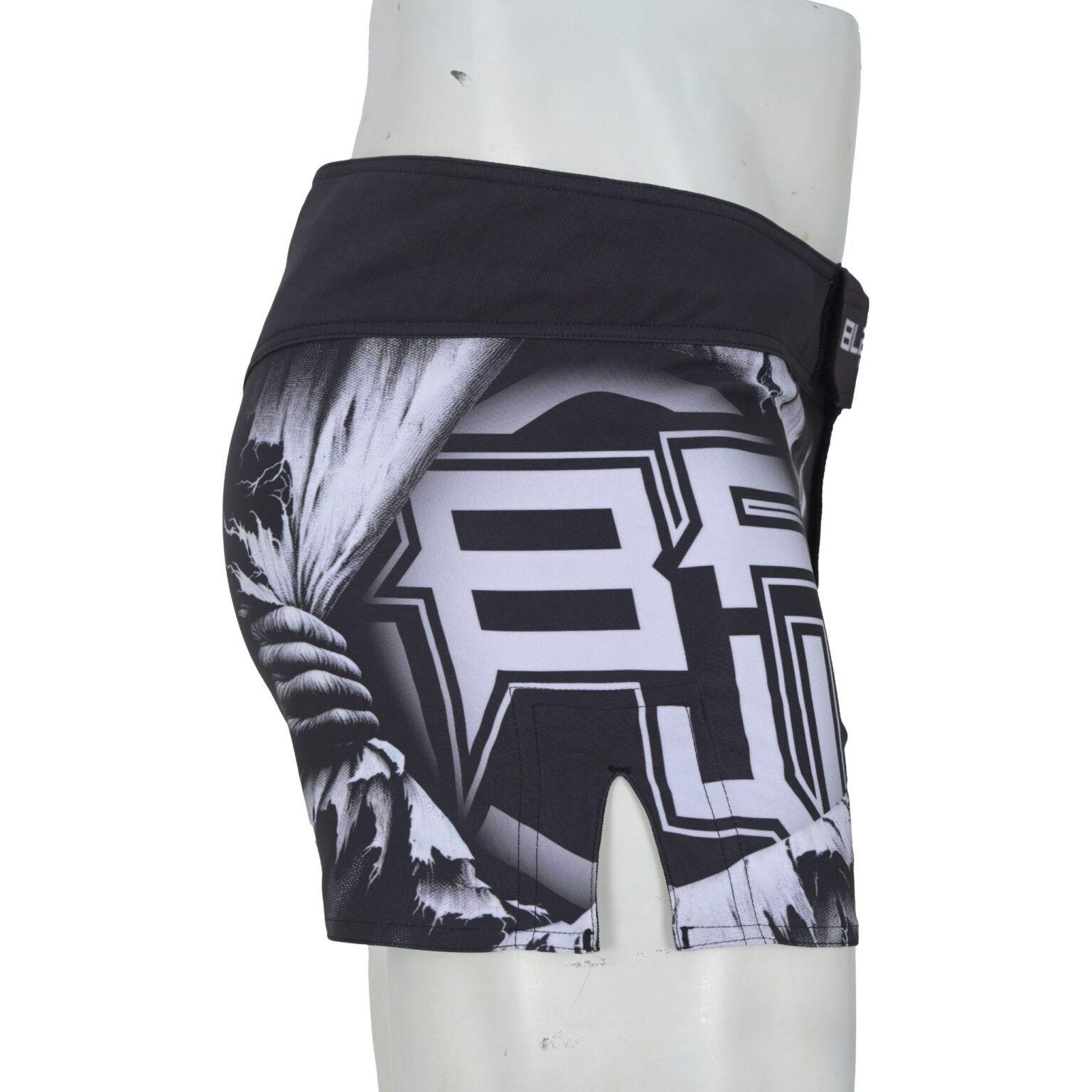 BFW Premium Men’s MMA Shorts – Lightweight, Durable, and Comfortable for Training & Competition - Black/Grey - BFW-MMS-5019 - Image 6