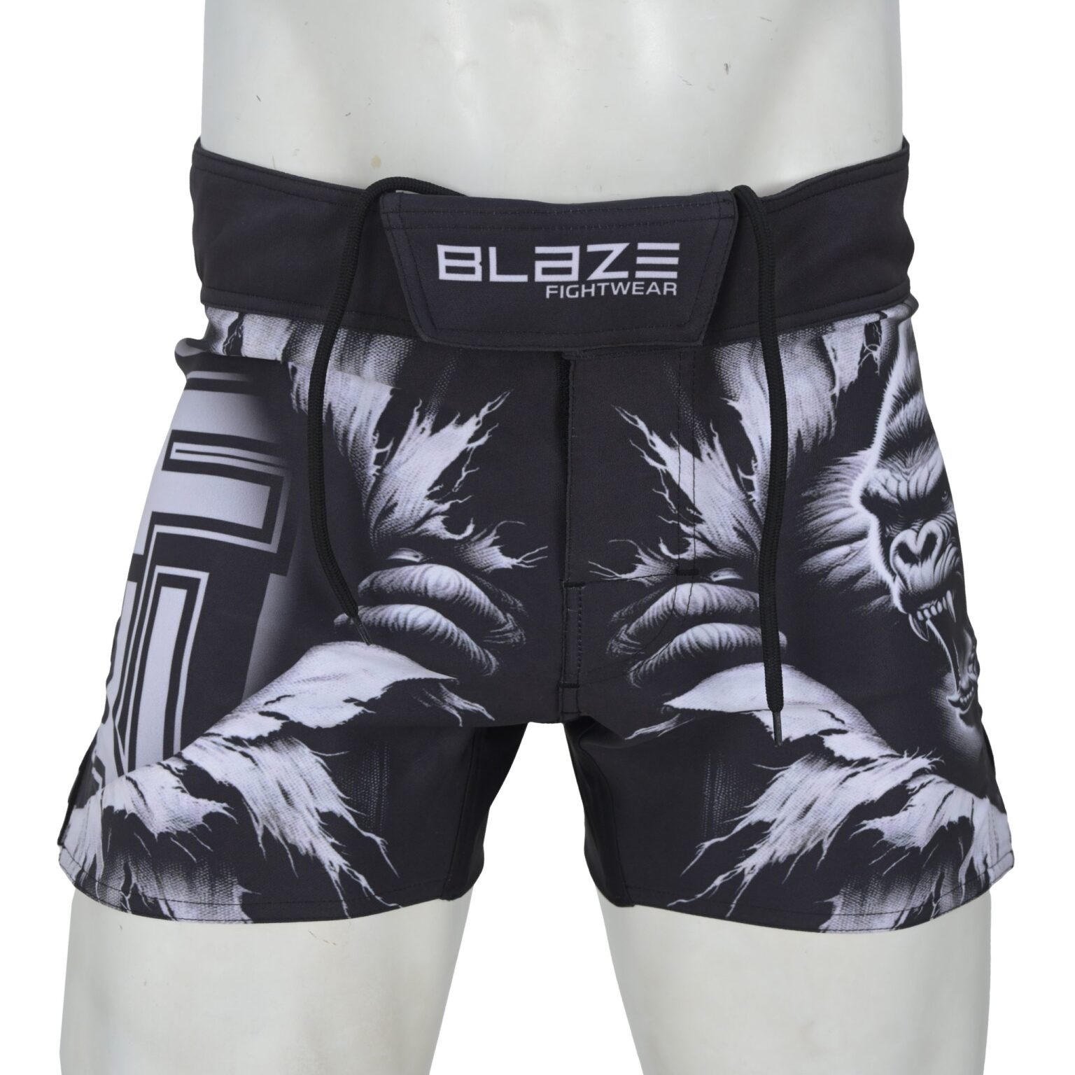 BFW Premium Men’s MMA Shorts – Lightweight, Durable, and Comfortable for Training & Competition - Black/Grey - BFW-MMS-5019 - Image 7