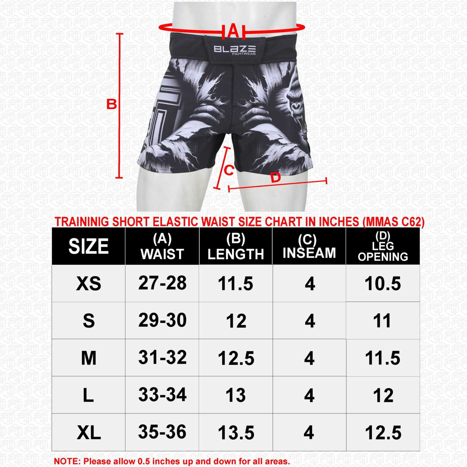 BFW Premium Men’s MMA Shorts – Lightweight, Durable, and Comfortable for Training & Competition - Black/Grey - BFW-MMS-5019 - Image 8